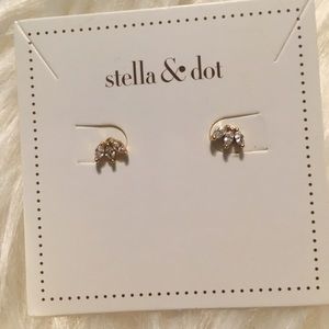 Stella & Dot Delicate Marquise Studs